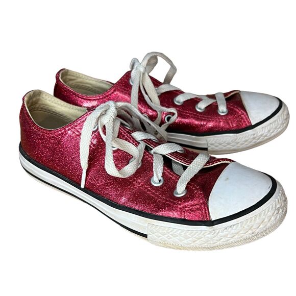 Converse Chuck Taylor All Star Ox Little Kids' Shoes Pink Pop-White 661866C SZ 2 - Picture 1 of 5